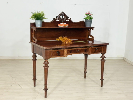 Beautiful antique Gründerzeit desk, office table, circa 1880