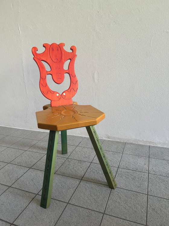 The Museum Chair – Alessandro Mendini, 1996 – Osvaldo Mastrangelo, Beistellstühle, Wood (photo 5 of 6)