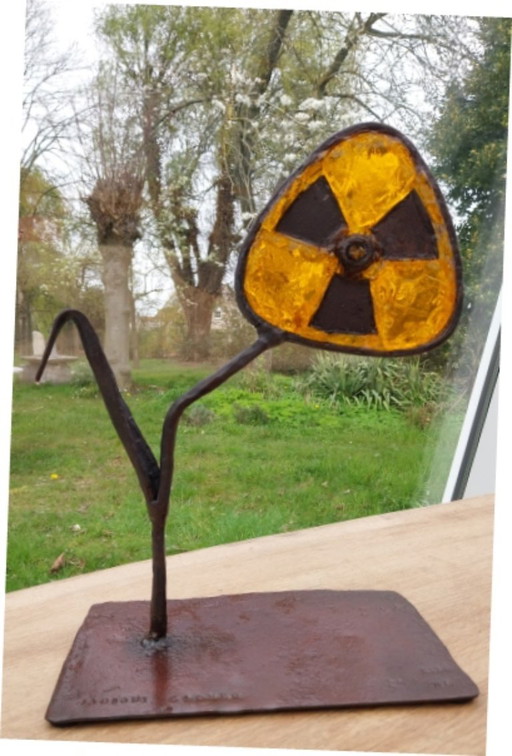 Fiore radioso – beeldhouwkunst, Glass, Iron (photo 2 of 10)
