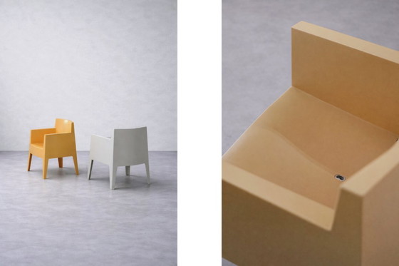 Image 1 of Vintage Mid-Century Italian Modern Atlantide Collection Toy Plastic Chairs by Philippe Starck for Driade, 1990, Set of 4