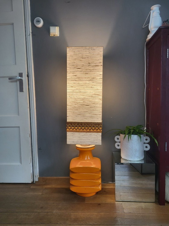 Image 1 of Cari Zalonni lamp Facette standing vintage 70's