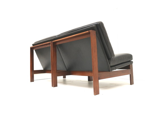 Image 1 of 2x Moduline fauteuils ontworpen door Ole Gjerløv Knudsen & Torben Lind voor Cado, 1960s