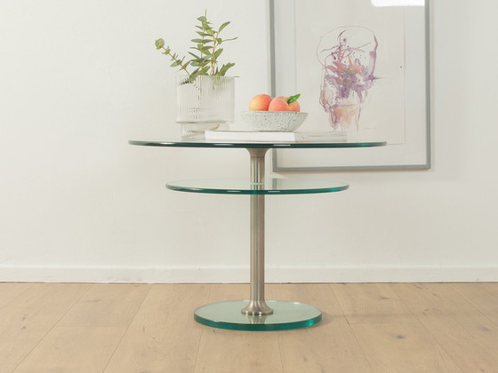 Image 1 of Table d'appoint en verre des années 80, Peter Draenert