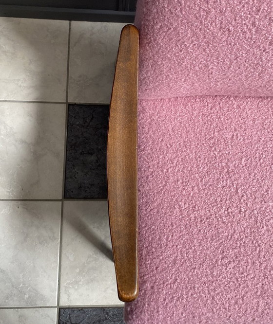 Image 1 of Pink Boucle Jiri Jiroutek chairs 1960s