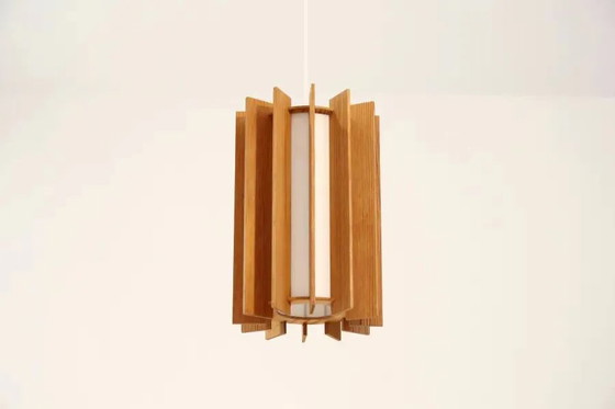 Hängeleuchte Pine Tema von Ib Fabiansen für Fog and Morup – Fog & Mørup, Pendelleuchten, Wood, Vintage (photo 2 of 4)