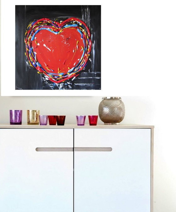 Image 1 of Abstract painting "Heart"