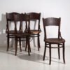 Thonet-Mundus antique bentwood chairs (c.1920). Set of 4 pieces #3 – Dining chairs (photo 9 of 40)