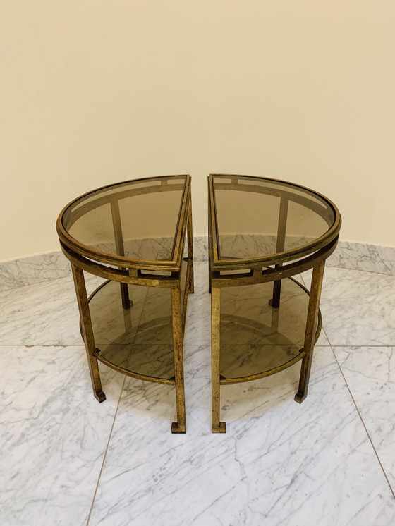 Image 1 of Cuatro mesas de centro Henri Pouenat para Maison Ramsay