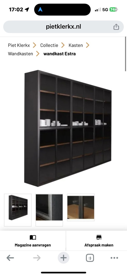 Vitrine murale Piet Klerkx