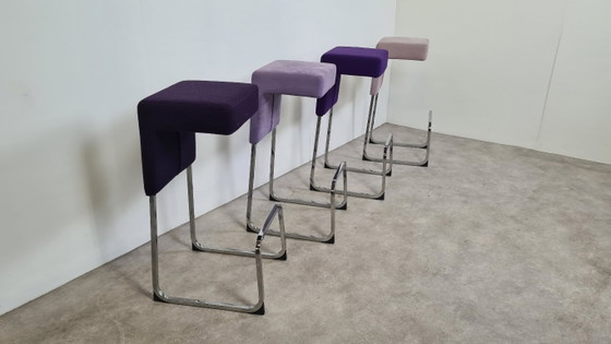 Image 1 of Wiesner Hager design set "Fizz" hoge bartafel + 4x barkruk