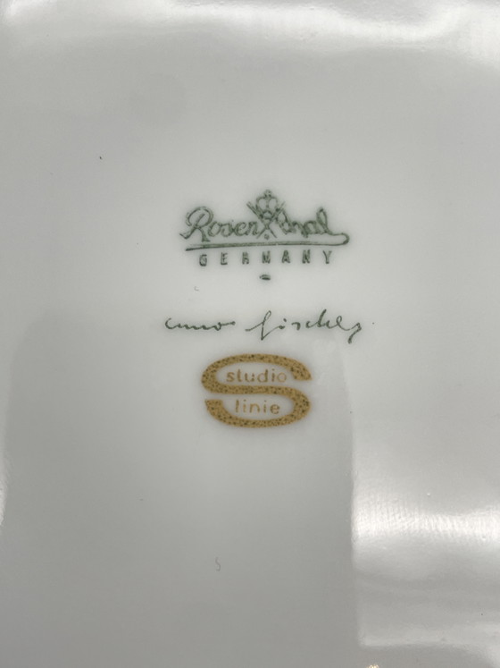 Rosenthal Studio-Linie Bowl Cuno Fischer, signed 1961 – Crockery, Porcelain (photo 6 of 7)