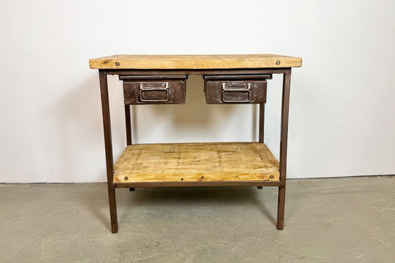 Image 1 of Vintage Industrial Worktable, 1960s