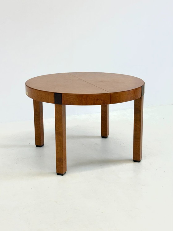 Image 1 of Vintage root wood round dining table by Grange