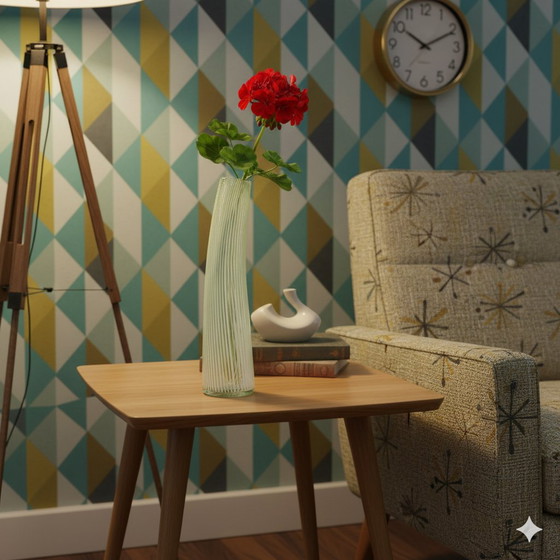 Image 1 of Jarrón de cristal de Murano de Dino Martens para Aureliano Toso, filigrana de los años 50