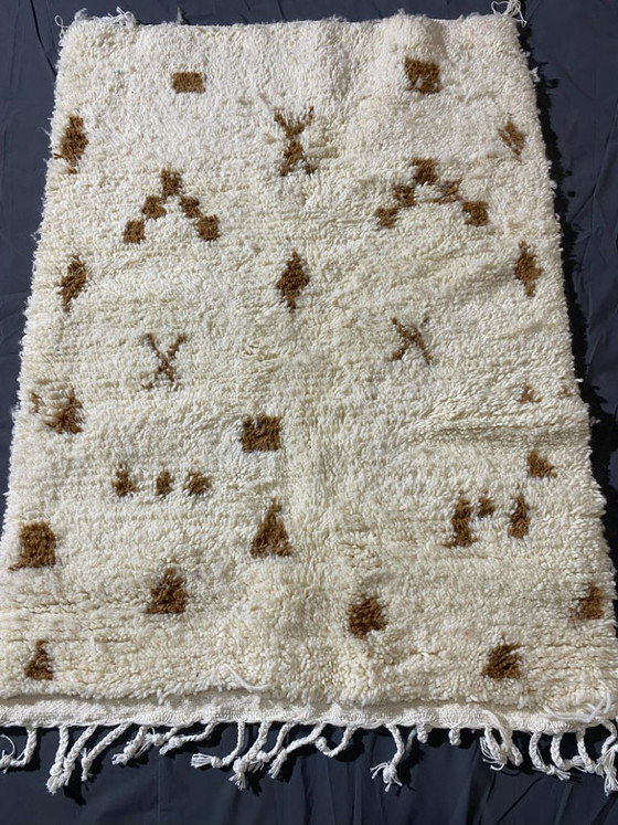 Image 1 of Alfombra de pelo largo hecha a mano Beni Ourain 300 x 200 cm