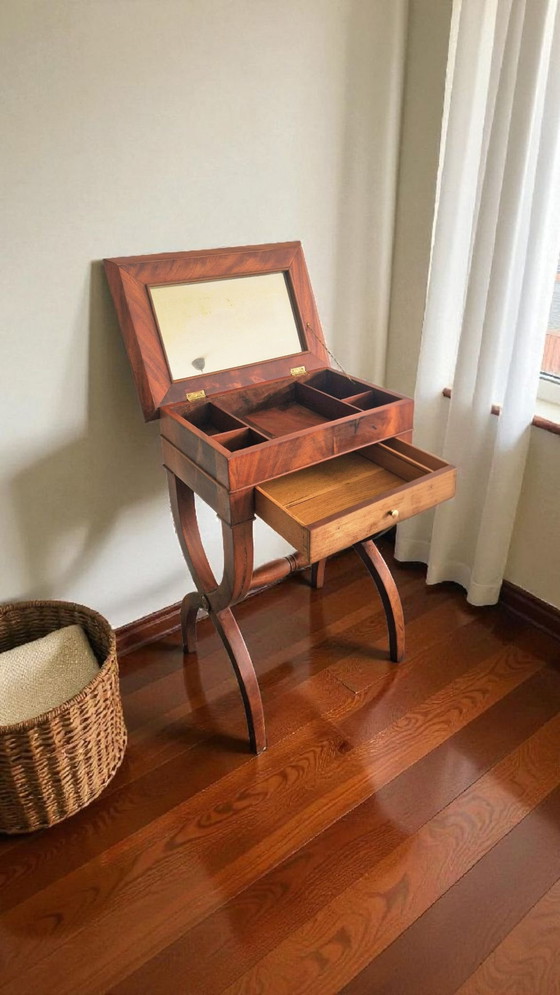 Image 1 of Console style Restauration - Bois de noyer - Époque XIXème 