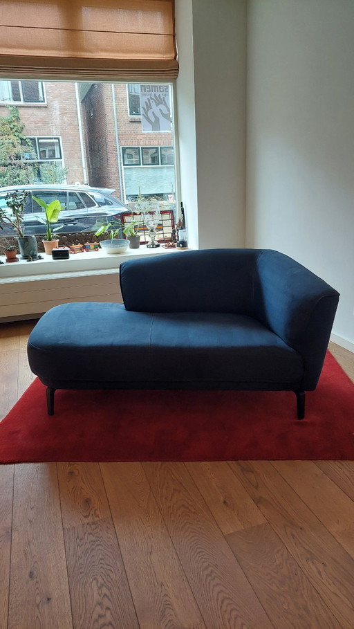 Chaise longue dark blue