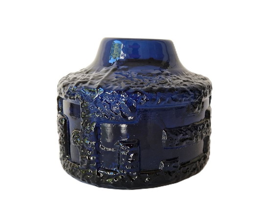 Image 1 of Ruda Glasbruk - Zware vaas van Rune Augustsson - 60s