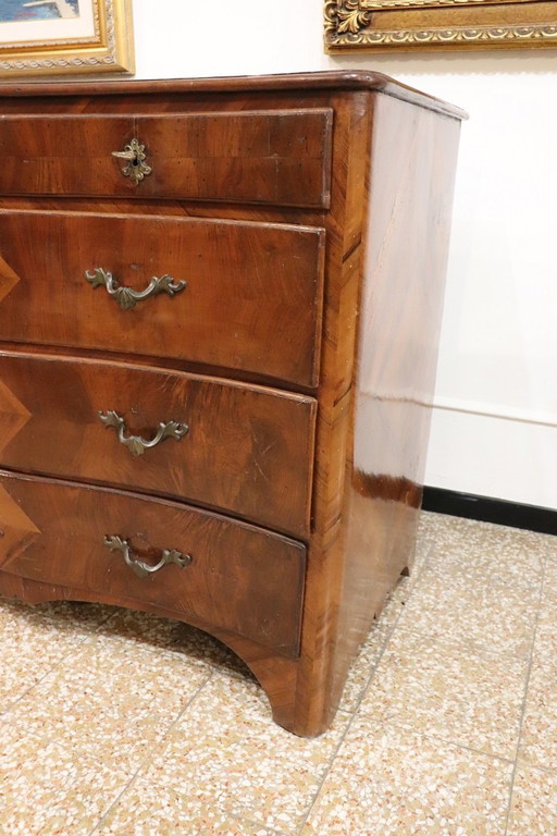 Majestic Antique Chest of Drawers, Italy 18th Century, Restored