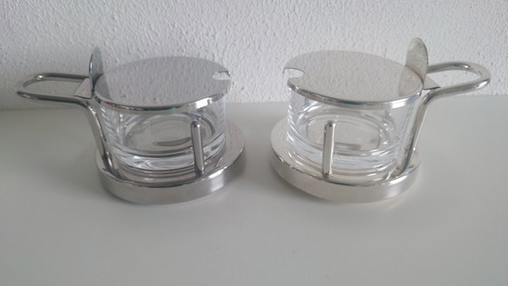 Image 1 of Alessi versilberter Parmesan-Käsetopf