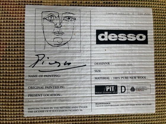 Tappeto Desso Picasso in edizione limitata (244/500) – Tappeti, Wool (photo 4 of 12)