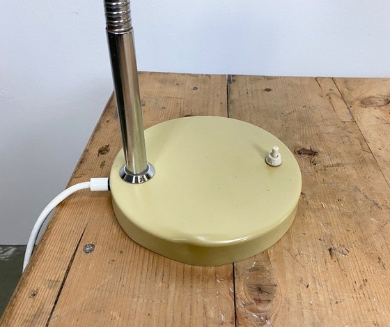 Image 1 of Vintage Beige Gooseneck Table Lamp, 1960s