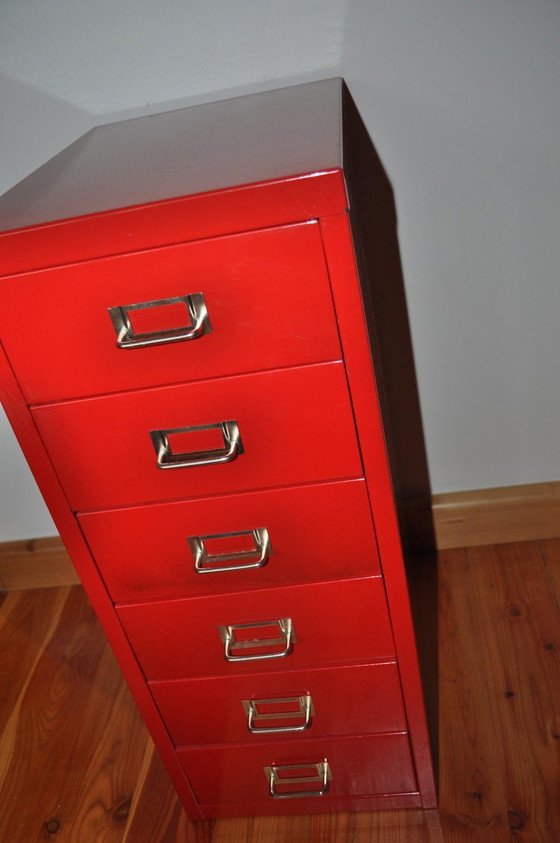 Industrial Metal Chest of Drawers, 1980s – Industrieel (photo 3 of 9)