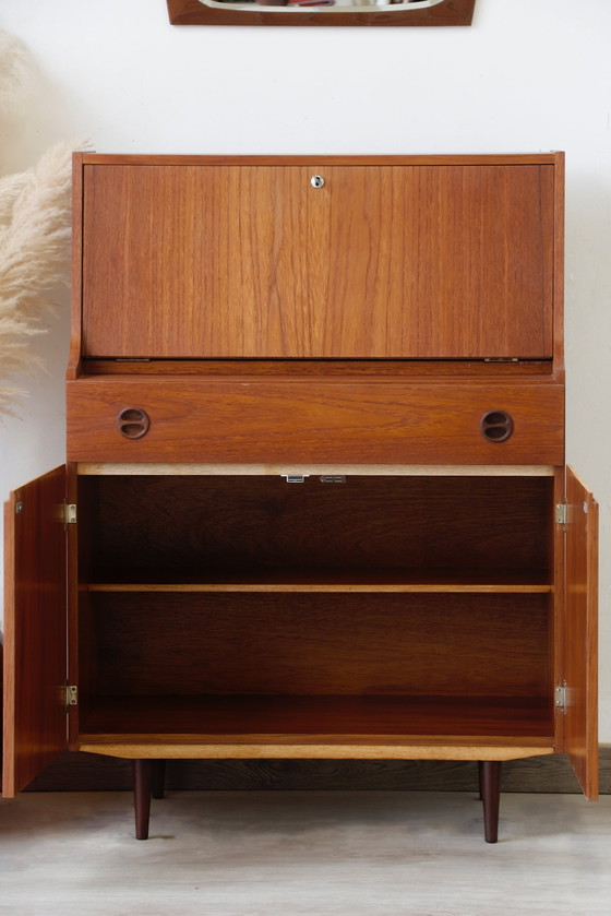 Image 1 of English teak desk - 1960s