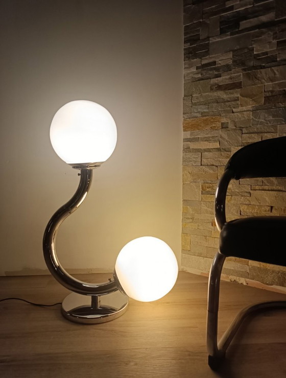 Image 1 of Bedeutende Persepolis-Lampe von Fase, 1973