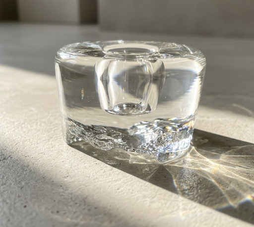 Candelabro de cristal vintage Ittala Gaissa