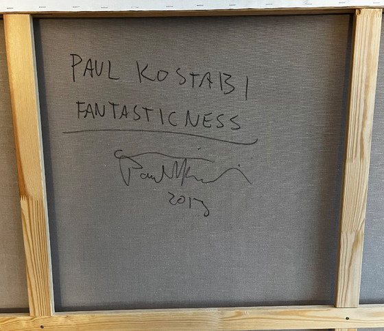 Image 1 of Kostabi, Paul - Fantasticità - Tecnica mista su tela - Unico