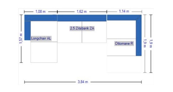 Image 1 of Xooon Brooks – Sofá esquinero de diseño orgánico