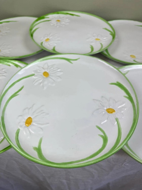 6 piatti a margherita – Stoviglie, Porcelain, Rustic (photo 3 of 11)