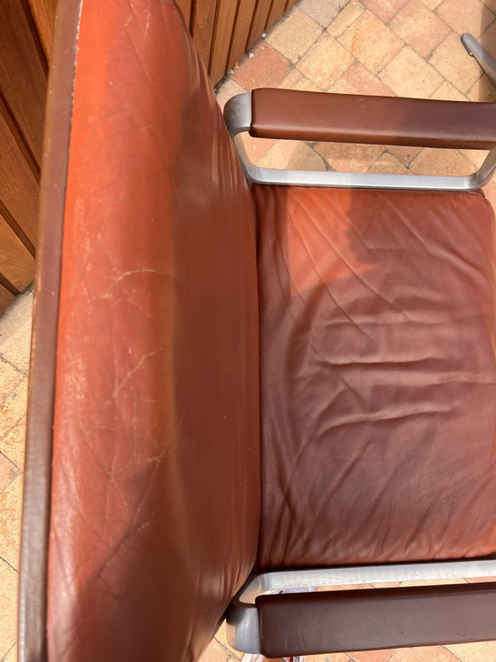 2 fauteuils Wilkhahn – Leather, Metal (photo 5 of 8)