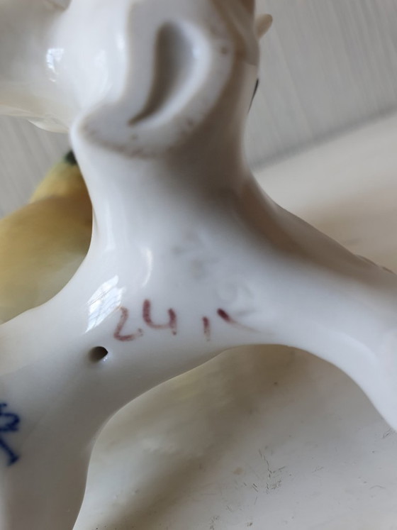 Image 1 of Karl Ens porcelain, two redpolls model 7451 perfect