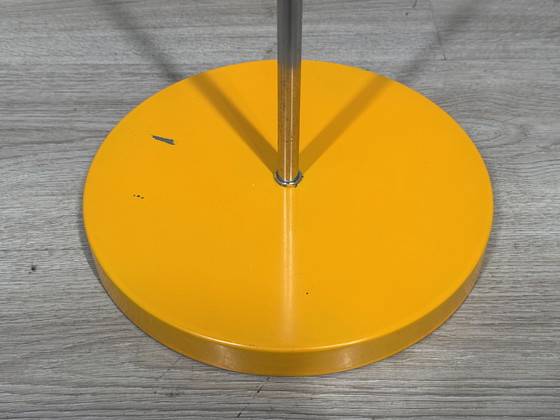 Image 1 of Vintage standing lamp – Gepo / Gerda – orange spherical shade – 1970s Space Age design