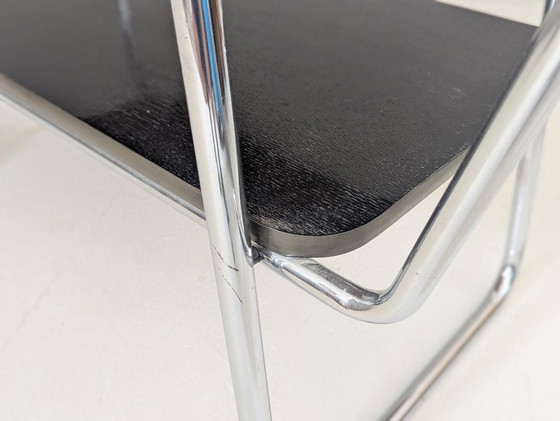 Image 1 of Carro de servicio de acero tubular Bauhaus de Robert Slezák, años 30