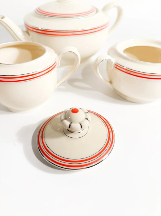 1940s Bavarian Hand-painted Porcelain Tea Set – Table accessories (photo 3 of 6)