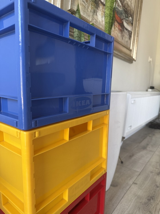 Vintage IKEA MÅRD Opbergboxen – Set Van 5 – Armadi contenitori, Plastic (photo 8 of 14)
