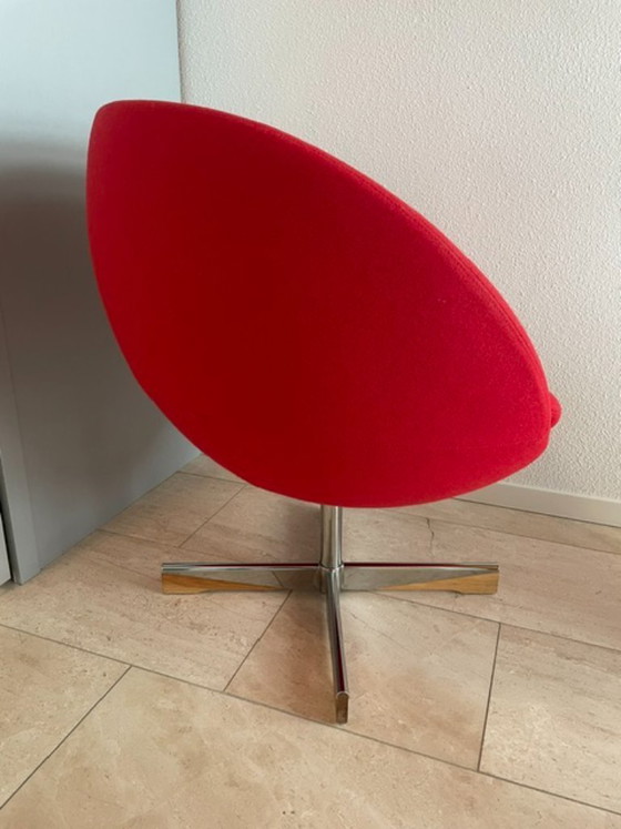 Image 1 of Stokke Varier stoel - "Planet" - stoffen bekleding - tomaat rood