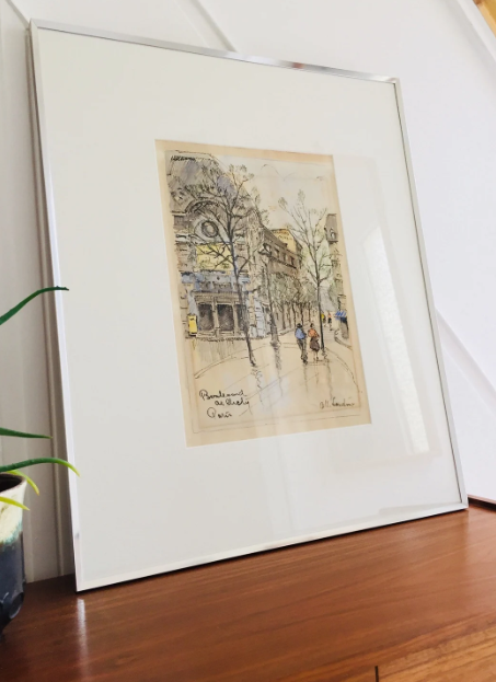 SOUTINE Kunst Arts aquarelle Paris image ancienne
