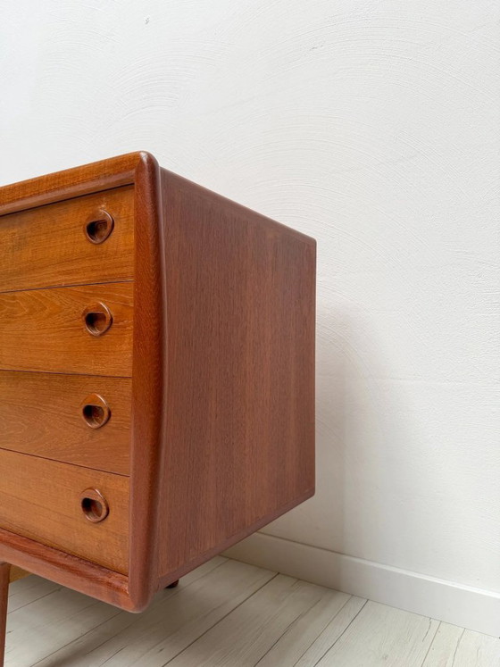 Grande credenza danese vintage in teak di H.P. Hansen, anni '60 – OMANN JUN, Credenze, Legno (photo 11 of 16)