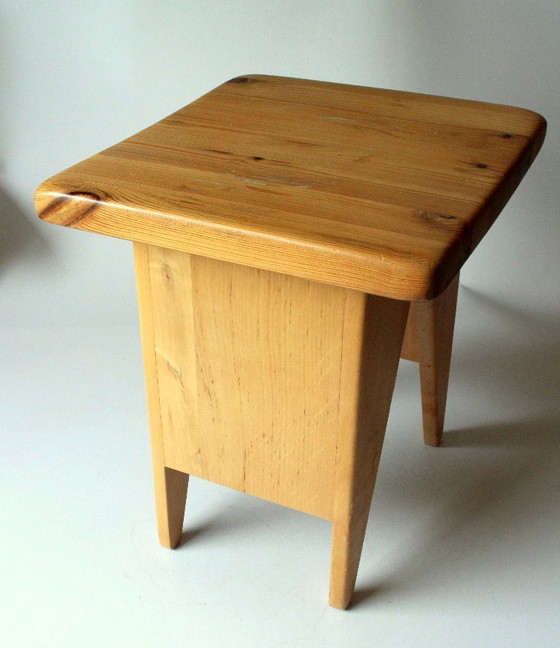 Image 1 of Support à fleurs design robuste - bois - fait main