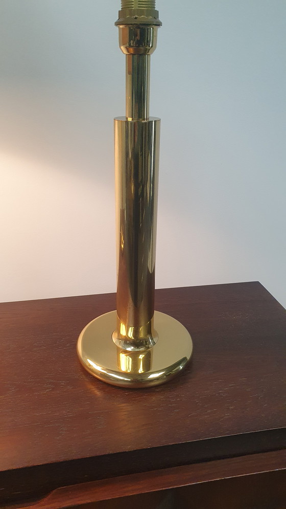 Image 1 of 2x regency messing tafellamp Baulmann Leuchten, Duitsland jaren 80