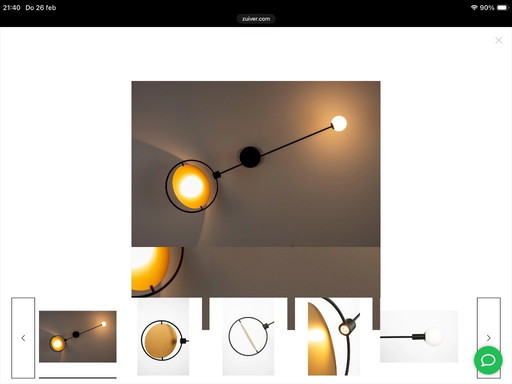 Lampada da parete Pure Sirius