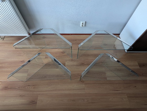 Gallotti & Radice “Nesting” Bijzettafels (Set van 4) – Pierangelo Gallotti (Jaren ’70) – Gallotti&Radice (photo 6 of 10)