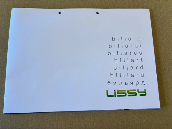 Image 1 of Lissy 6ft Pool table table à manger avec plateau en ardoise et accessoires