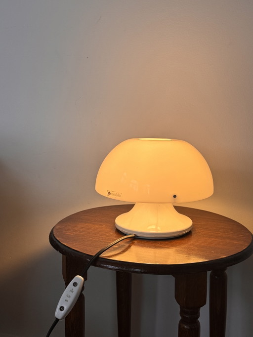 Lampe de table vintage Harvey Guzzini – Modèle "Nule" – Design Luigi Massoni – Made in Italy