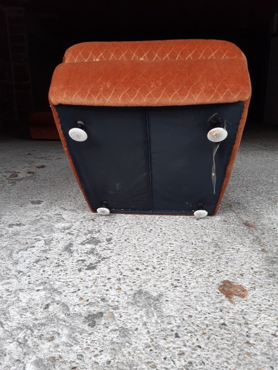 Image 1 of 6/7 Orange chair Ligne Roset Pr M. Ducaroy Mod. Albany, Design Ép. Vintage