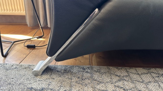 Image 1 of Vendo set di divani Rolf Benz modello 322 (3 e 2,5 posti) in pelle nera.